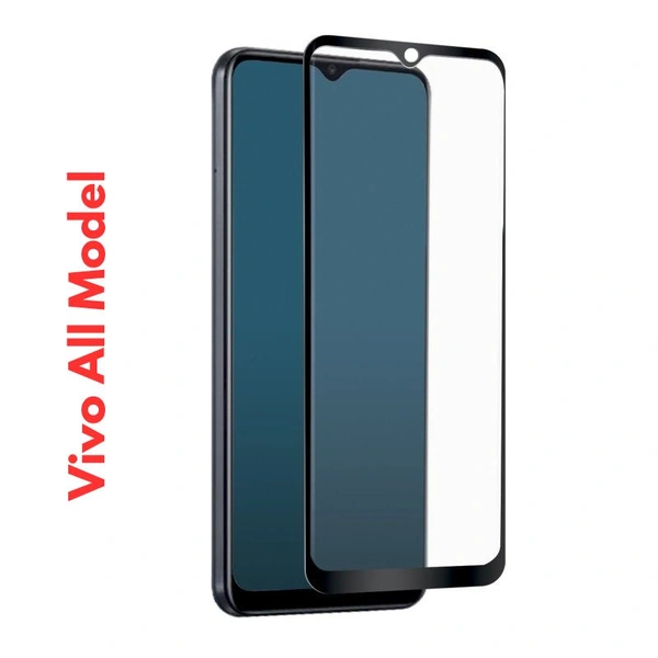 Vivo All Model Tempered Glass  - T3 Lite5G, Black
