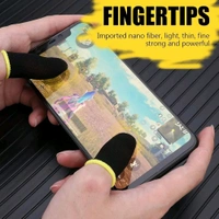 Pubg Anti-Slip Thumb Sleeve, Increase Your Gaming Score Slip-Proof Sweat-Proof Professional Touch Screen Thumbs Finger Sleeve for Pubg Mobile Phone Game Gaming Gloves Multi Colour (4 Pair