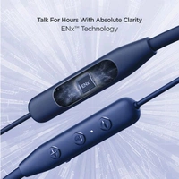Boat   Rockerz 111 Bluetooth Wireless Neckband with Up to 40 Hrs Playtime - Deep Blue, 1 Year