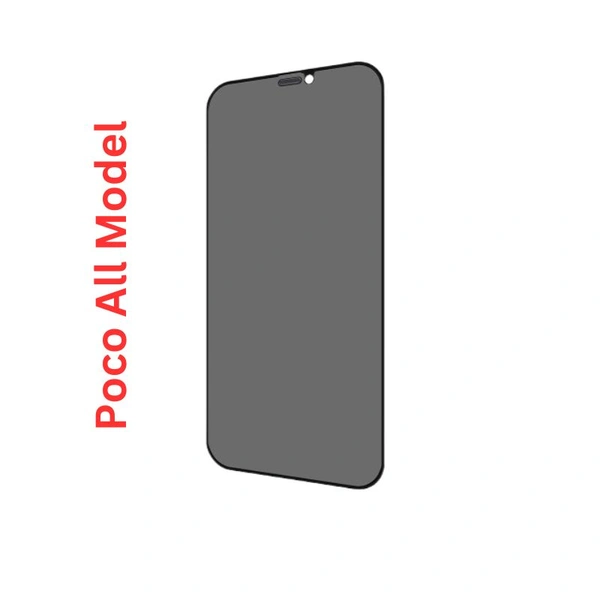 Crystal  Poco All Model Matte Tempered Glass  - Poco M6 Plus