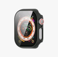 Apple Watch Protective Hard Case with Screen Guard - Black - 45
