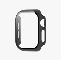 Apple Watch Protective Hard Case with Screen Guard - Black - 45