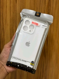 Apple Iphone Premium CHROME LOGO MATT CASE - White, Iphone 11