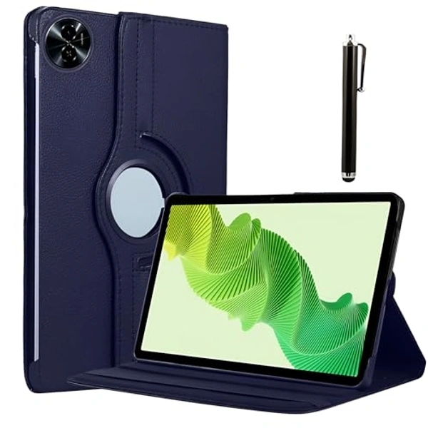 Realme Tab Flip Cover  - Brown, Realme Pad 2 Lite