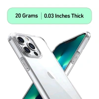 Apple iPhone Liquid Crystal Anti-Yellowing Clear Case - Transparent, iPhone 13 Pro Max