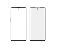 Full Glue Curved Tempered Glass Screen Protector For Vivo  Models  - Black, Vivo Y300