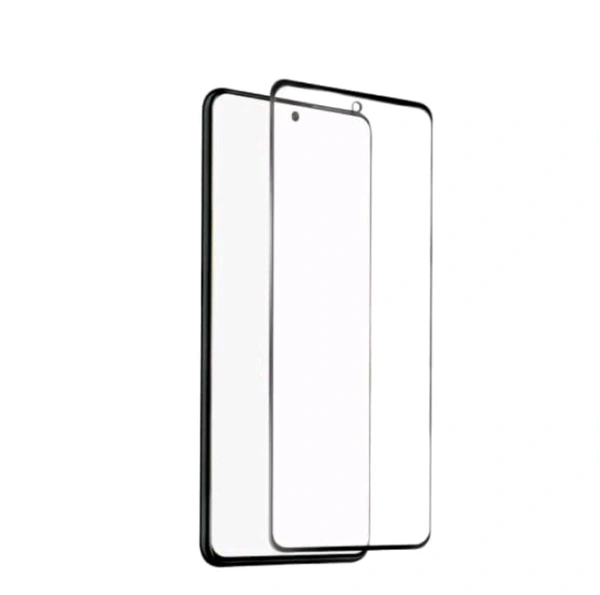 Full Glue Curved Tempered Glass Screen Protector For Vivo  Models  - Black, Vivo Y300