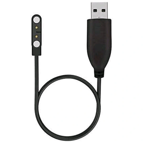 Magnetic Charging Cable 0.3 m 2Pin USB charger for FireBoltt Ninja, NInja 2, Ninja Calling, Ninja Bell,Ninja Call 2, Ninja Pro Max,Ninja 3,Ninja 2 Max Smartwatch
