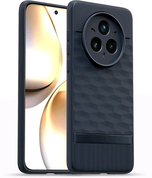 Outlouders Back Cover for Realme 14 Pro 5G | Full Camera Protection | TPU Soft Flexible Shockproof Bumper Case - Black
