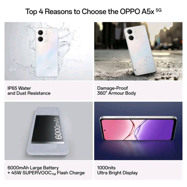Oppo OPPO A5x 5G - 4/128, Midnight Blue