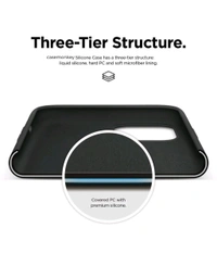 Iphone Liquid Silicone Case  - Dark Gray