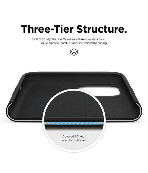 Iphone Liquid Silicone Case  - Dark Gray