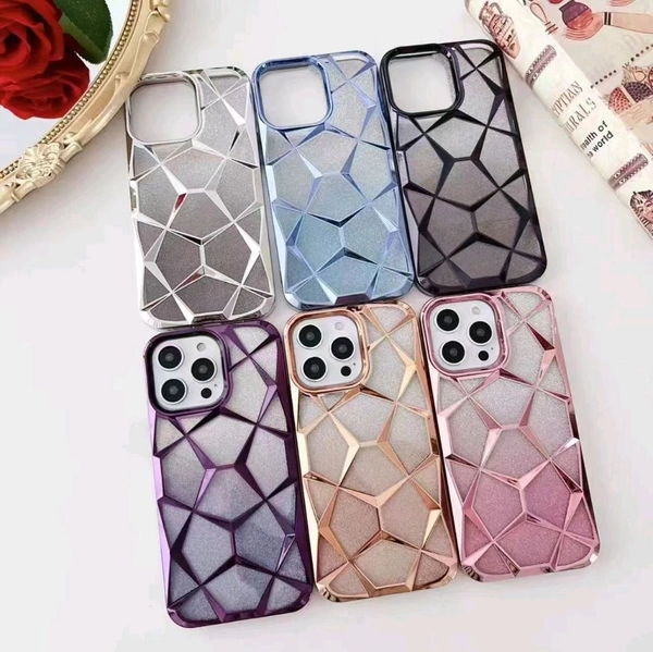 Sparkle In Diamond Style Phone Case  - Vivo V40, Blue