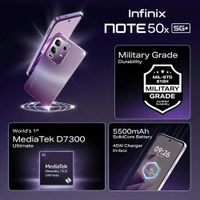 Infinix Note 50x 5G+ - Sea Breeze Green, 8+128