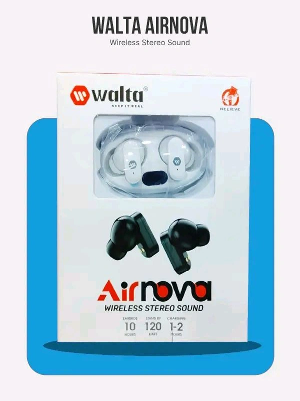 Walta AIRNOVA WIRELESS TWS Wireless Earbuds - Black