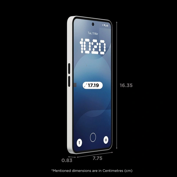 Nothing Phone 3a 5G (8GB RAM, 256GB, White)
