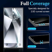 Fnpk Anti-Spy Screen Guard, [1 Pcs] [Finger Print Wont Work] 9H Hardness Anti-Scratch Anti-Peeping Privacy Screen Protector Proteceive Film for Samsung Model  - Samsung S24 Fe