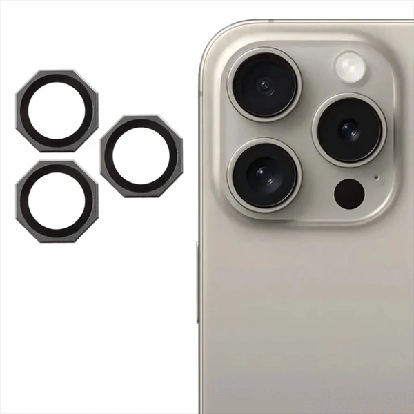Camera Lens Protector Ring for iPhone 12 Black