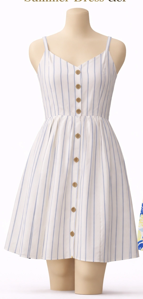 rendy Blue & Yellow Floral Printed Short Summer Dress for Women