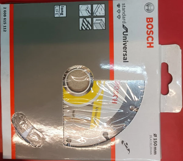 Bosch Segmented Blade 6" For Stone Cutter  - silver