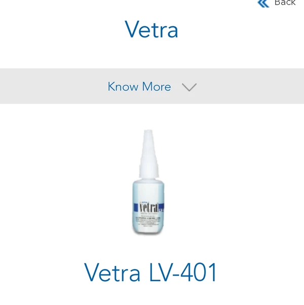 VETRA LV 401 10g Use Poster Banner 