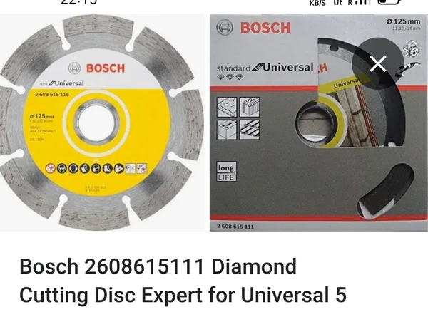 Bosch  Seg Blade For Wall Cutting  5"