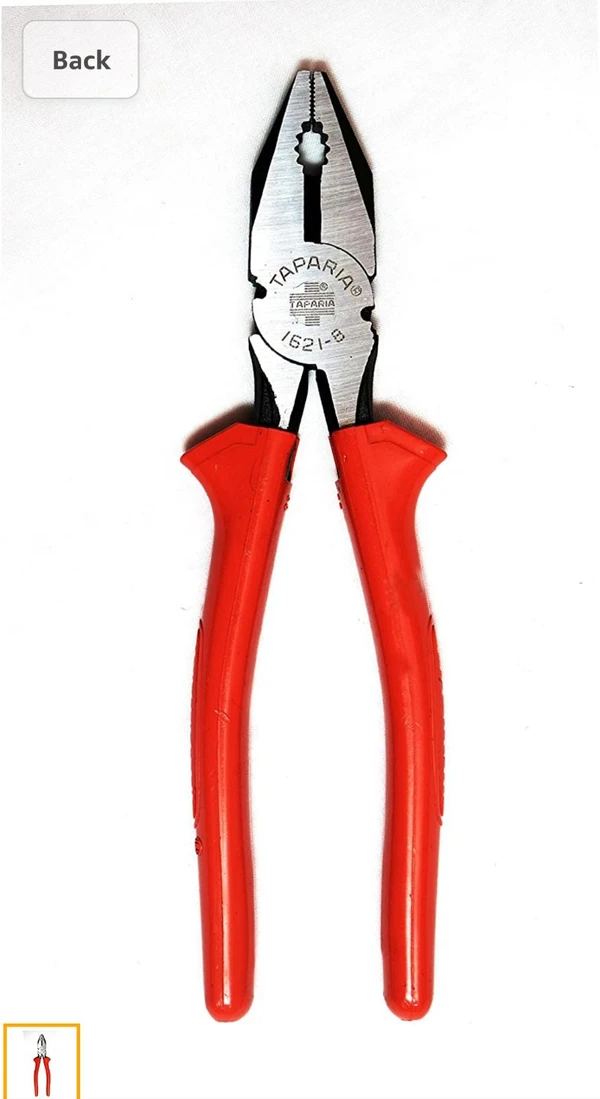 Taparia Plier 8"