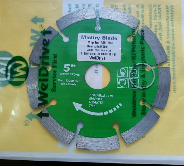 Weldrive Seg Blade 5" For Cut Marble 