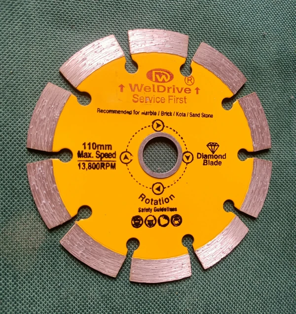 Weldrive  Seg Blade  4" Shark 🦈 For Cut Multi Stone 700ft