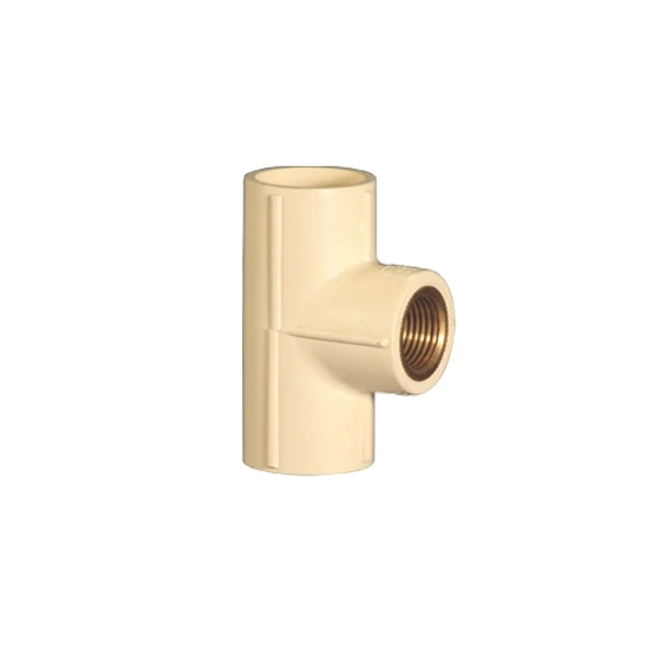 WelDrive  Female Tee Brass Thread 15mm 1/2" 