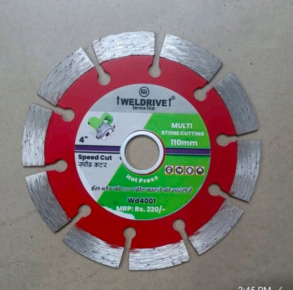 Seg Blade 4" For Cut Multi Stone 500ft