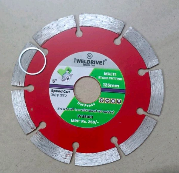 Seg Blade 5" Whole Size 4" For Cut Multi Stone 