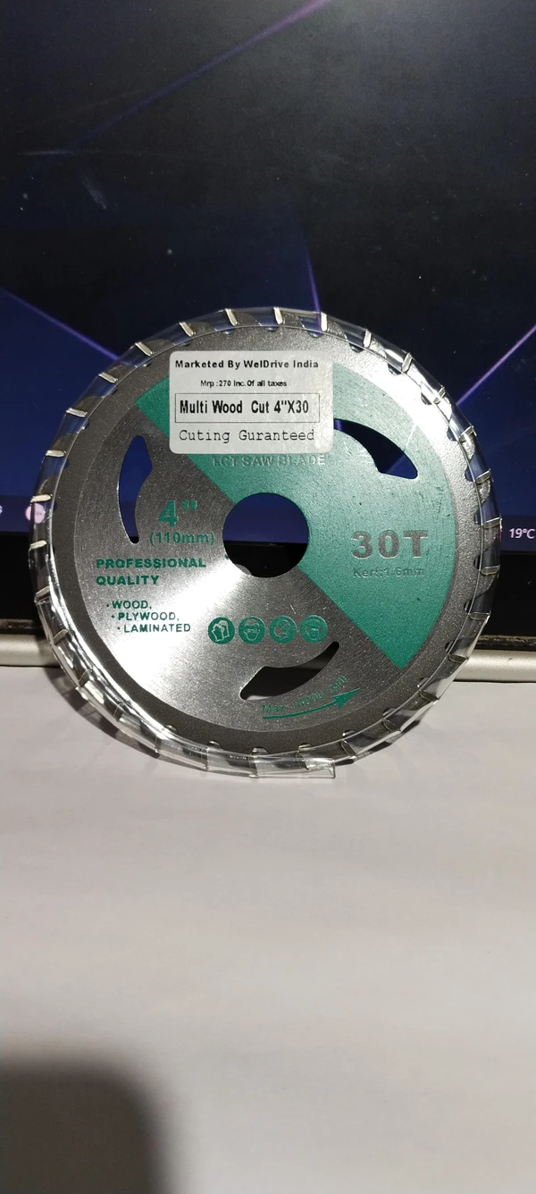 TcT Saw Blade 4" For Multi Ply Cut