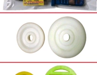 Pvc Wheel 4"x1" White 