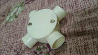 Plastic Junction Box Cream