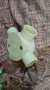 Plastic Junction Box Cream