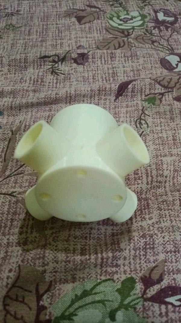 Plastic Deep Junction Box Cream 