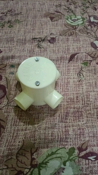 Plastic Deep Junction Box Cream 
