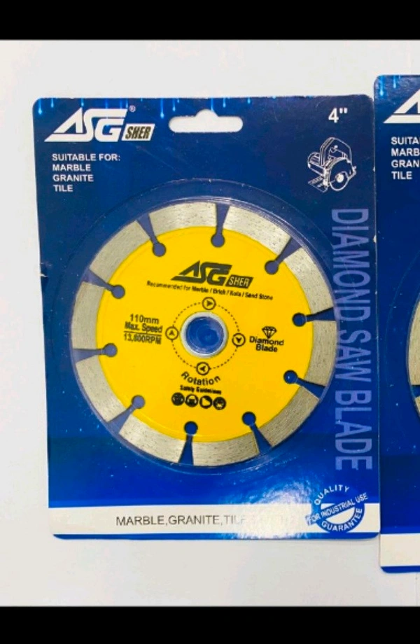 Seg Blade 4" For Wall Granite Cutting 