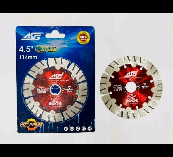 Gold Seg Blade Long Life 4"x14mm For Multi Stone Cutter 