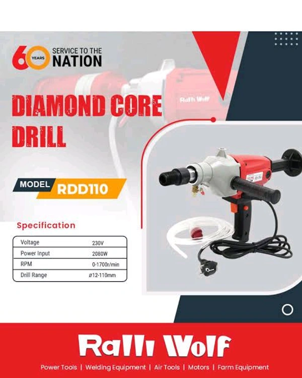 CONCRETE CORE CUTTER MACHINE - RDD110