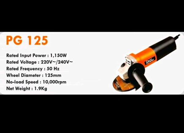 PG125 Grinder Machine 1150W