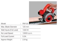 MARBLE CUTTER CM 5" RW125
