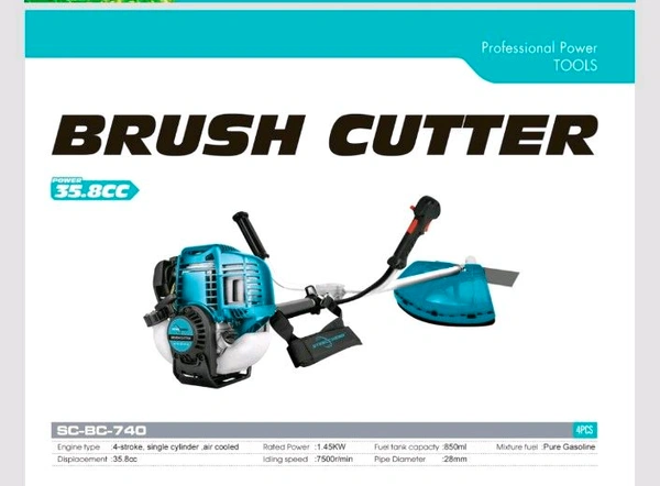 740 Grass Cutting With Side Pack