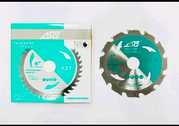 TcT Blade 4" 12T For Multi Ply Cut