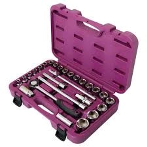 J K 27 Pcs Sockets Set (1/2" Square Drive)