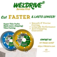 Thin Turbo 4" For Tiles Cutting Zeero Chipping 