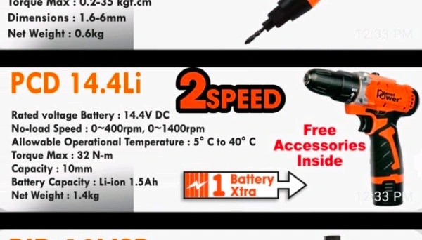 PP PCD14.4 LI  Cordless Machine