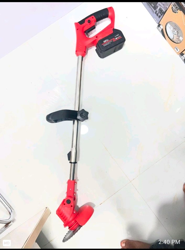 Cordless Grass Cutter With 2 Battery And 3 Blades For Formers