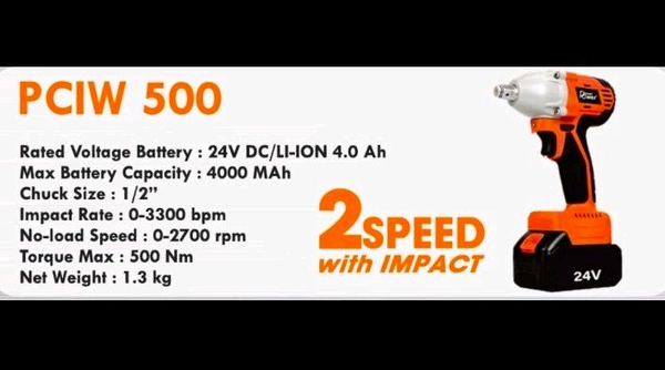 PP Cordless Impact Wrench PCIW500